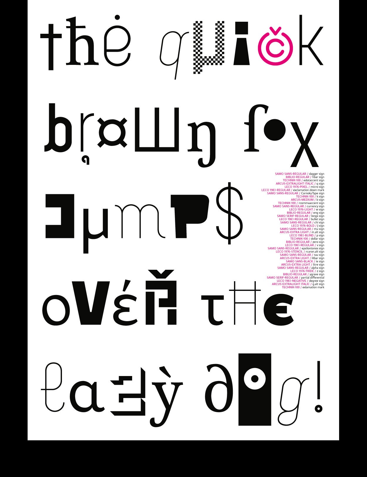 Typo posters